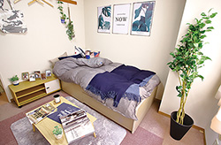 学生寮 部屋の一例
