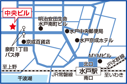 地図　中央ビル