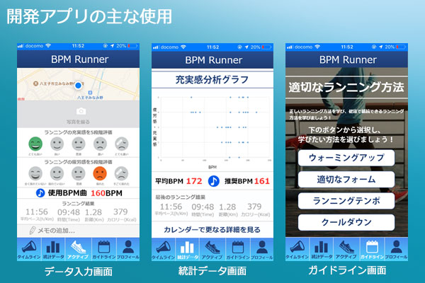 学生が開発したアプリ