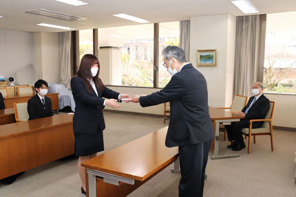 東京工科大学同窓会奨学金授与式