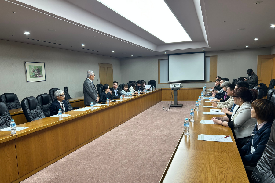 修平科技大学との交流会の様子1