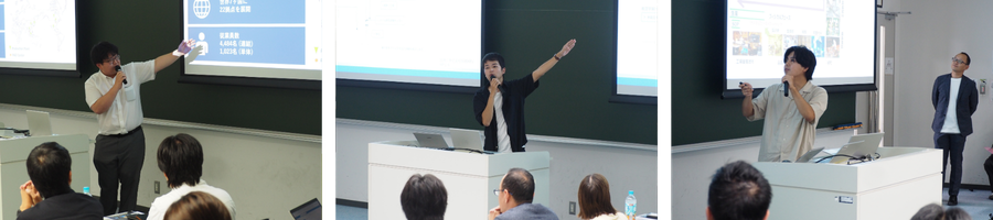 社員の方々の講演の様子