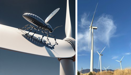 「昆虫型ロボット」のイメージ図（AI作成）