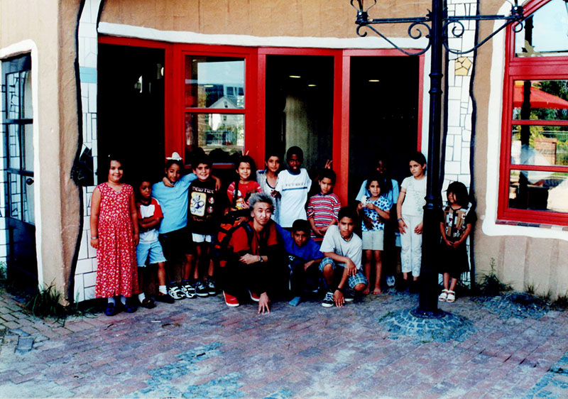 バックパックでの葛原准教授