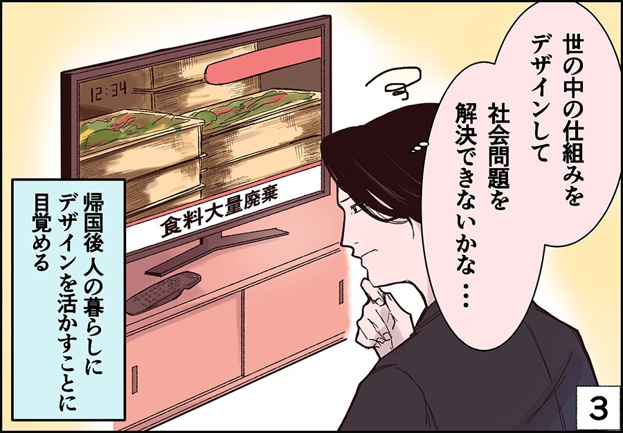 帰国後、人の暮らしにデザインを活かすことに目覚める